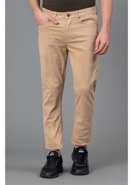 Men's Rinse Brown Skinny Paint - UniqueFashionCollection