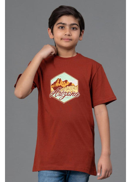 T-Shirt- Best In Comfort| Cotton| Brown Colour - UniqueFashionCollection